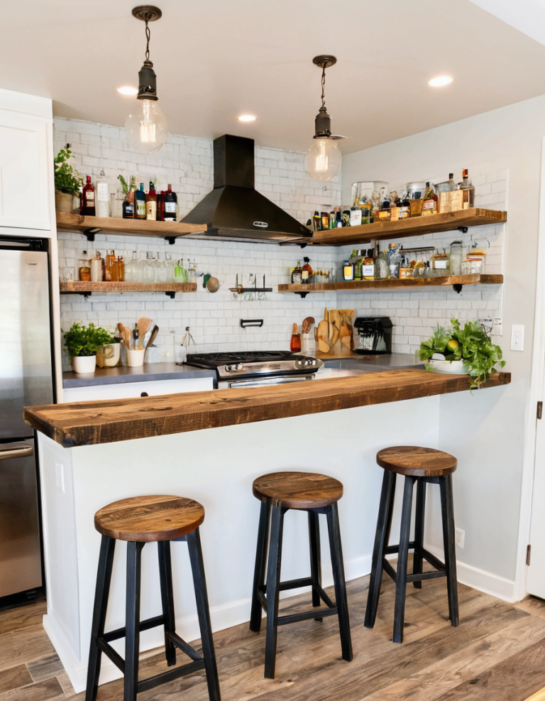 44 Kitchen Bar Ideas To Elevate Your Home???s Style And Functionality
