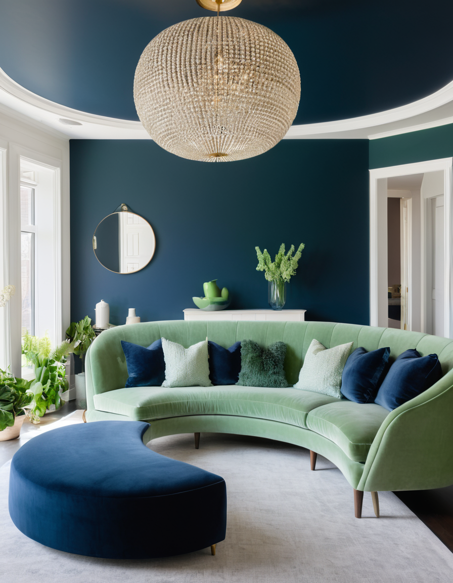 43 Inspiring Blue And Green Living Room Ideas For A Stylish And Modern ...