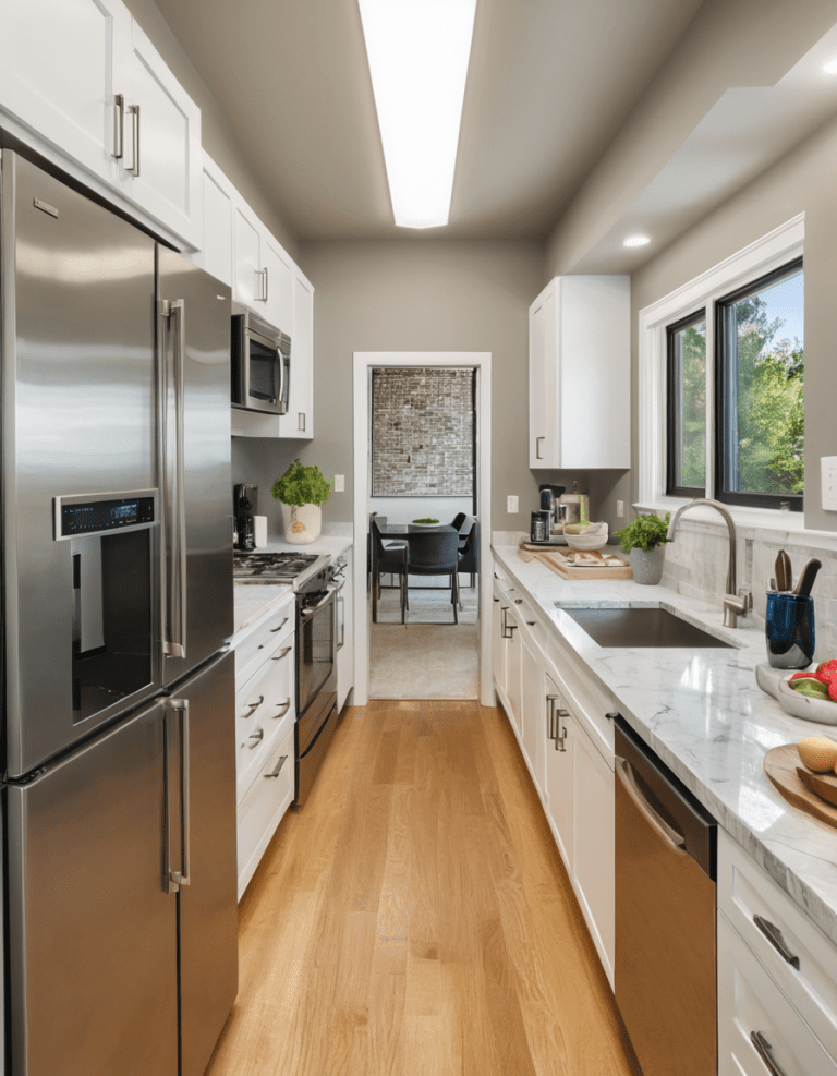 45 Genius Galley Kitchen Ideas to Maximize Space and Style