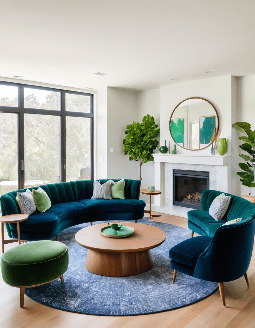 43 Inspiring Blue And Green Living Room Ideas For A Stylish And Modern ...