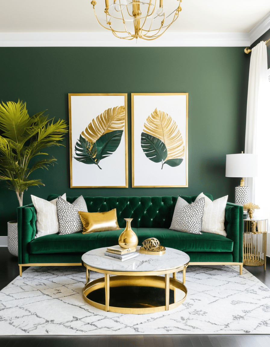46 Dark Green Living Room Ideas To Transform Your Space With Style