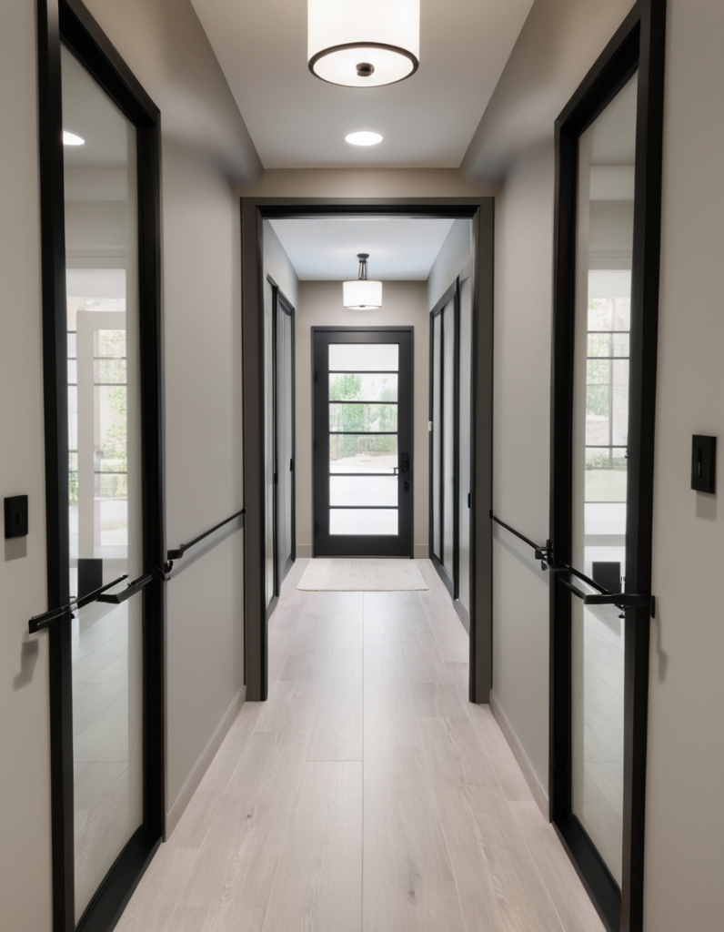 47 Innovative Tips For A Dark Hallway Makeover: Color, Light, And Style