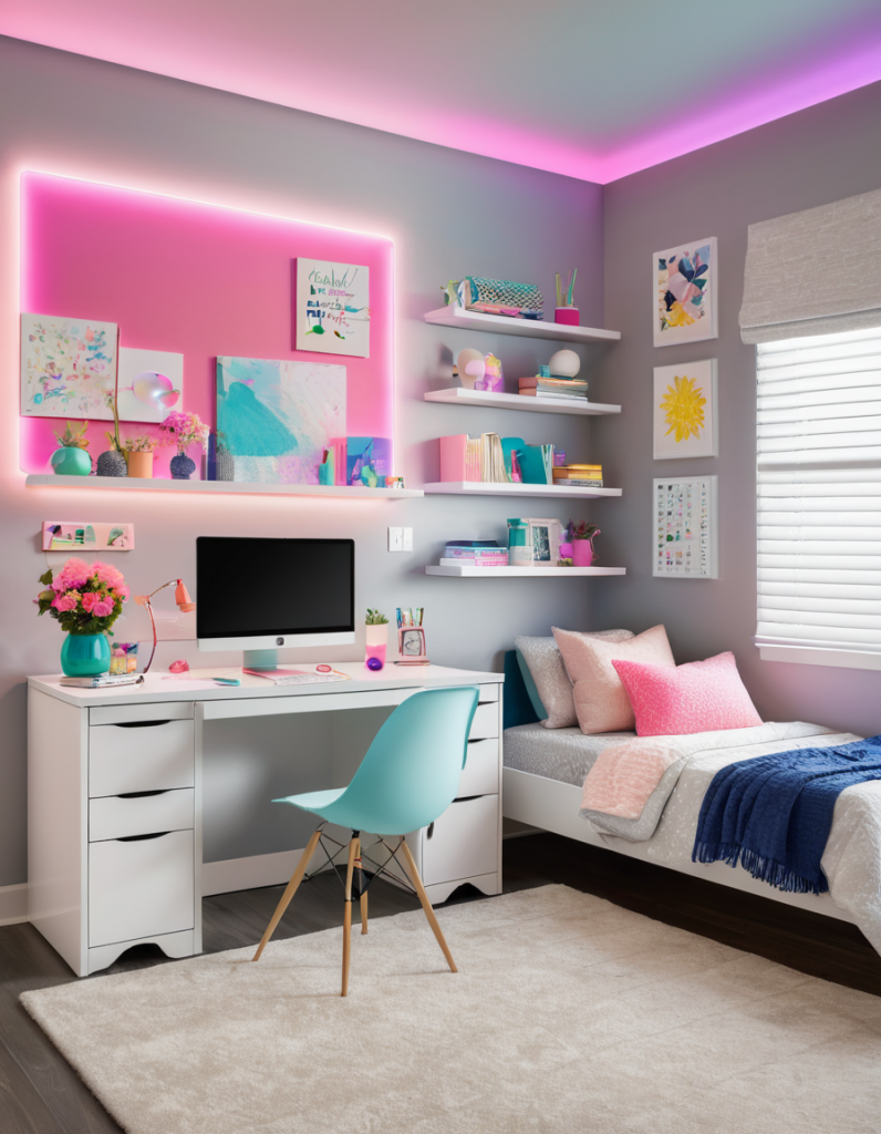Cinderella Dreams And Starry Nights: 56 Bedroom Ideas For Teen Girls