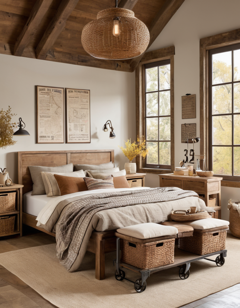 Wood, Warmth, And Wonder: 46 Rustic Bedroom Decor Ideas