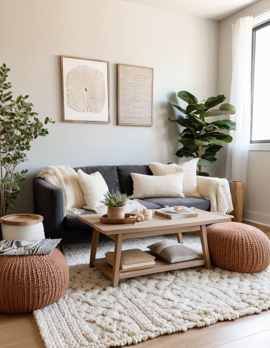 Stunning Textured Living Room Ideas With Apartment Renovations image