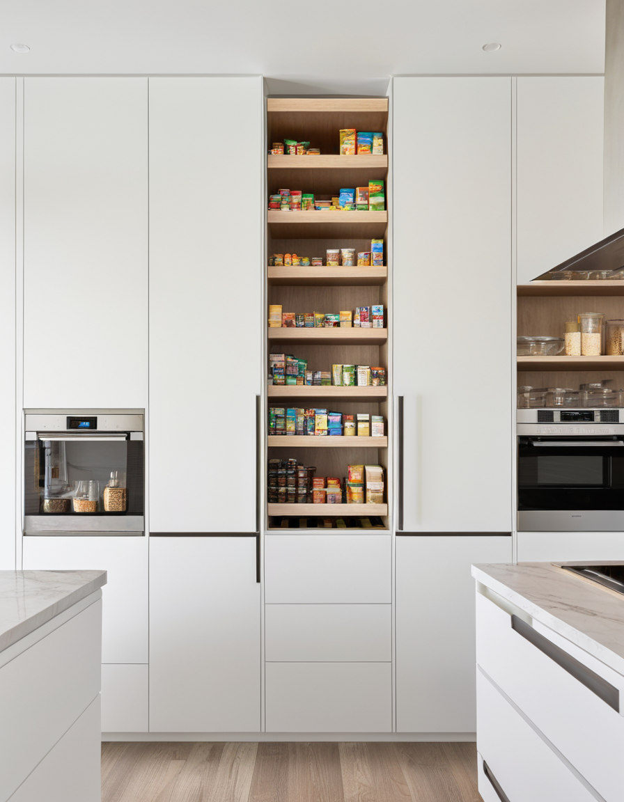 45 Brilliant Pantry Cabinet Ideas To Maximize Kitchen Storage And Style