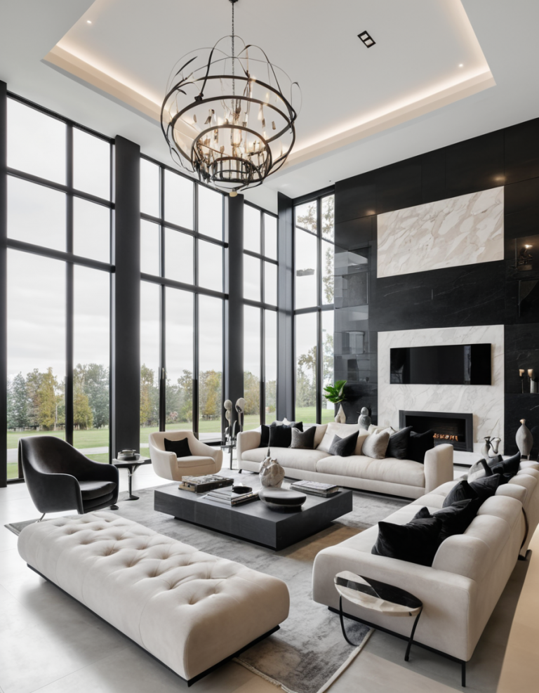 50 Black Living Room Ideas For A Bold And Sophisticated Space