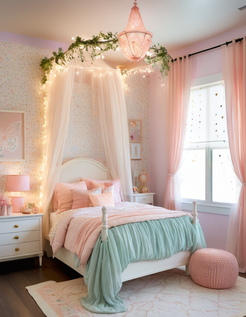Cinderella Dreams And Starry Nights: 56 Bedroom Ideas For Teen Girls