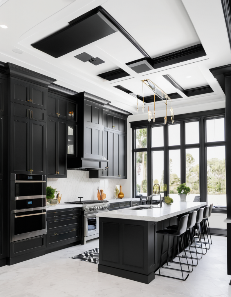 45 Bold Black And White Kitchen Ideas That Blend Elegance With Edge