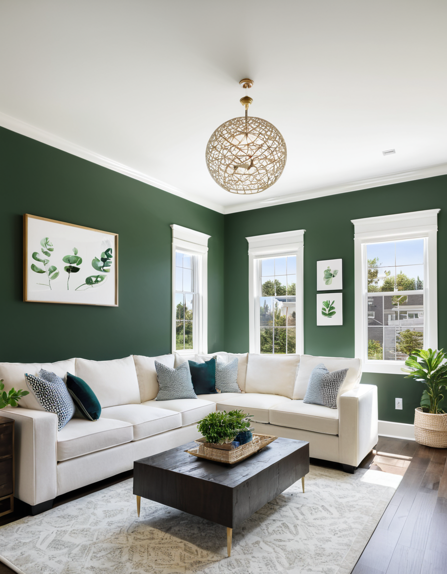 46 Dark Green Living Room Ideas To Transform Your Space With Style
