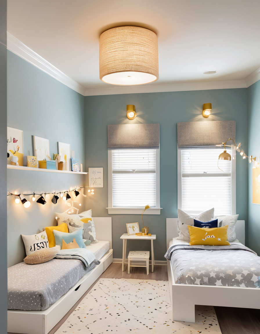 50 Creative Shared Bedroom Ideas For Kids: Space-Saving And Stylish Designs