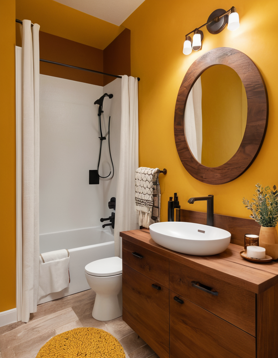 51 Yellow Bathroom Ideas To Brighten And Transform Your Space