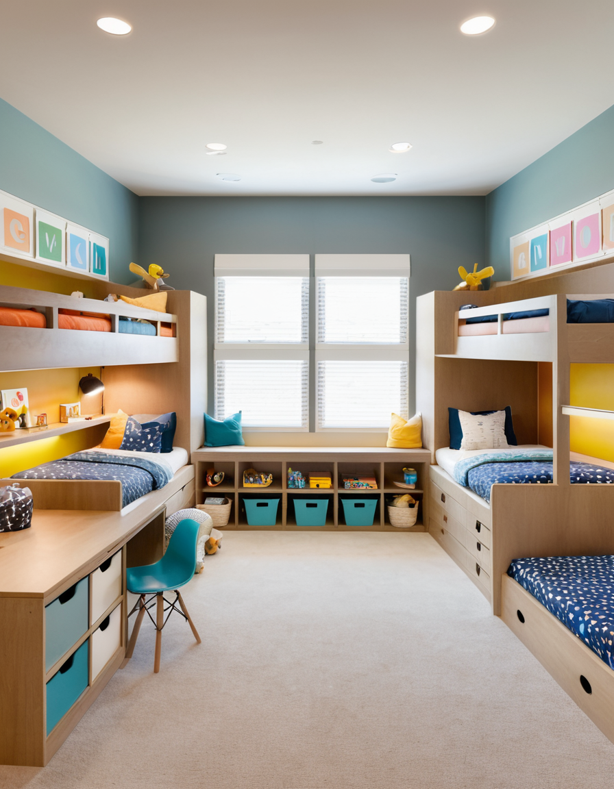 50 Creative Shared Bedroom Ideas For Kids SpaceSaving And Stylish Designs