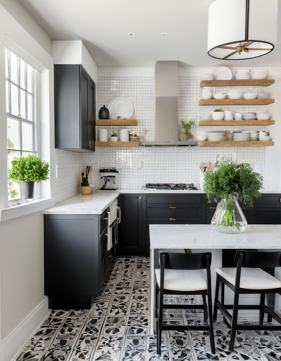 45 Black And White Kitchen Ideas For A Timeless And Chic Home Design