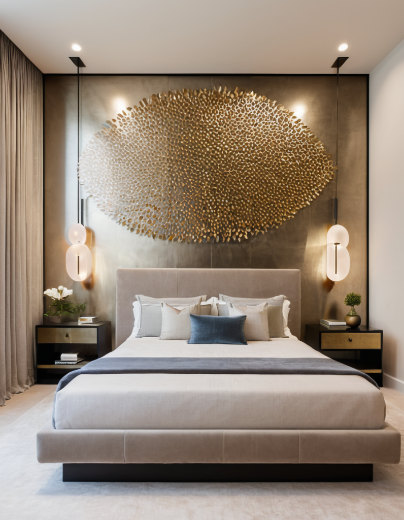 Artistic Vibes: 45 Unconventional Bedroom Wall Decoration Tips