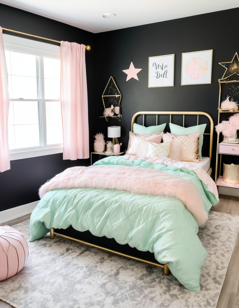 Cinderella Dreams And Starry Nights: 56 Bedroom Ideas For Teen Girls