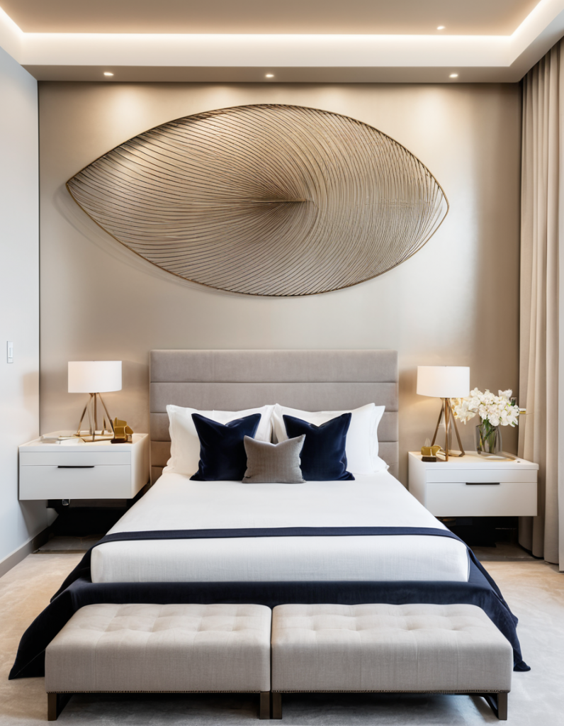Artistic Vibes: 45 Unconventional Bedroom Wall Decoration Tips