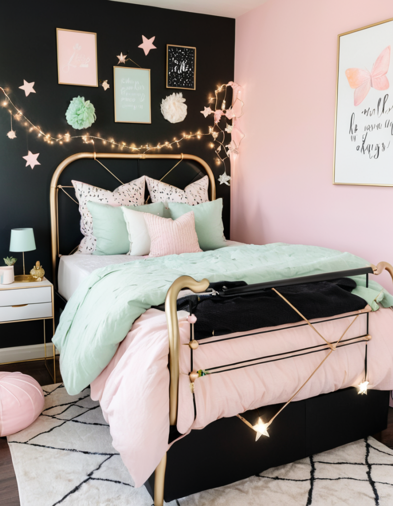 Cinderella Dreams And Starry Nights: 56 Bedroom Ideas For Teen Girls