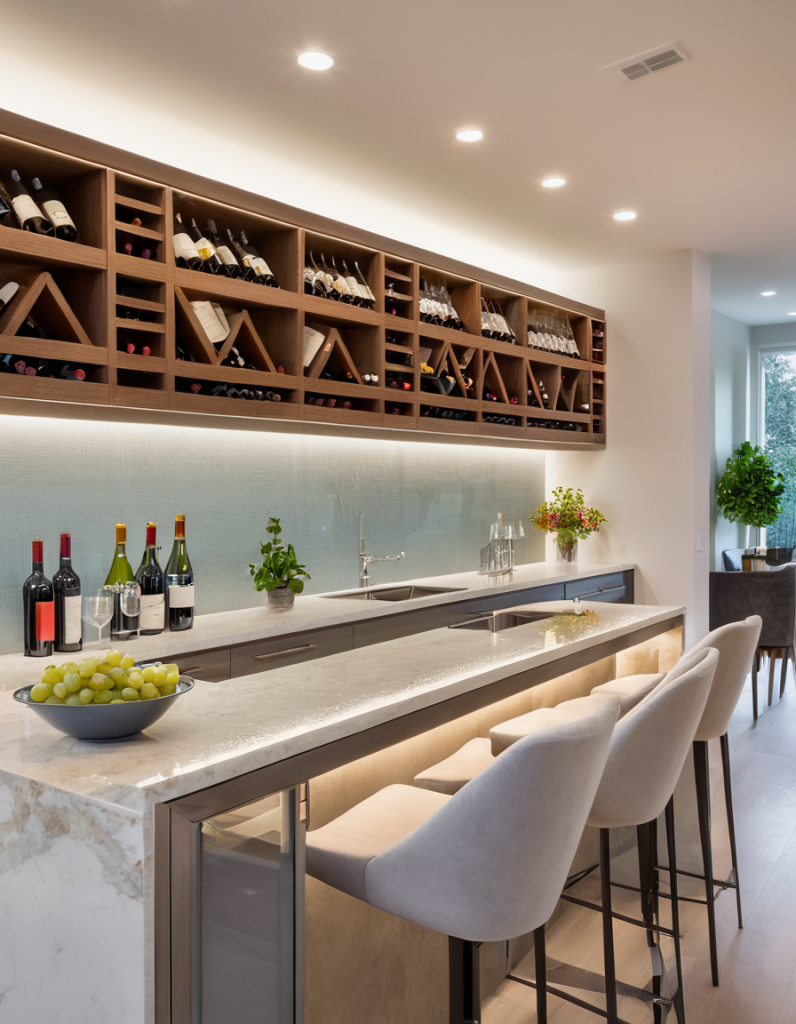 Upgrade Your Kitchen With These 44 Stylish Bar Concepts