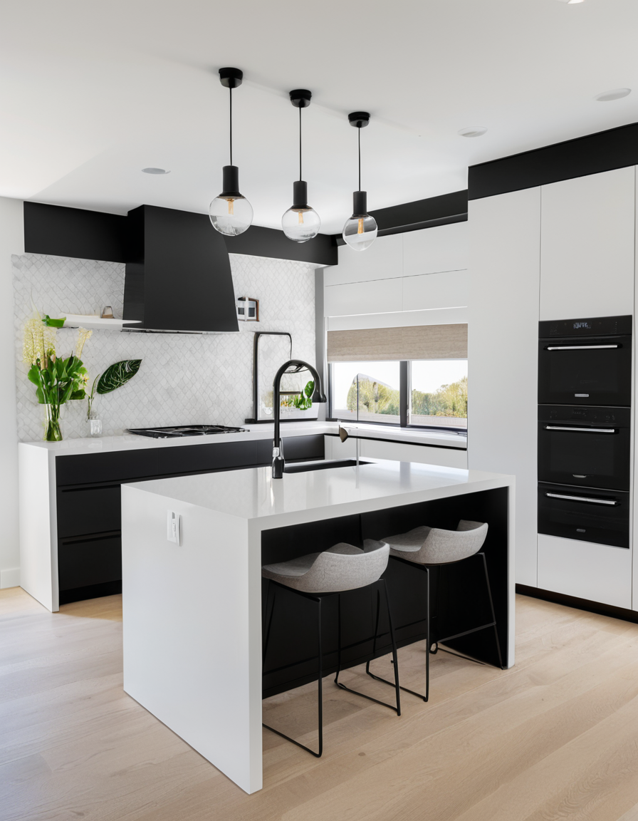 45 Black And White Kitchen Ideas For A Timeless And Chic Home Design