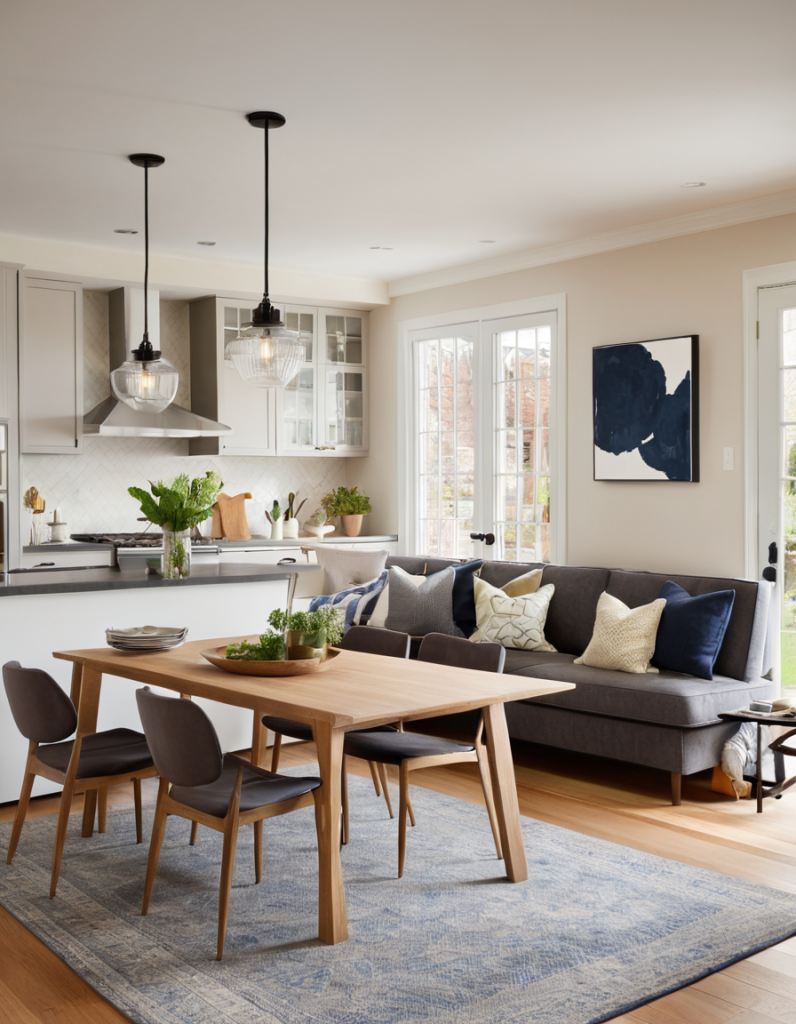 47 Stylish Ways To Merge Your Kitchen And Dining Room In Harmony