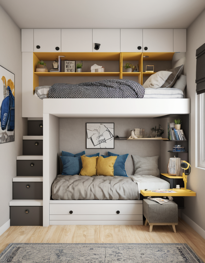 Space-Saving Wonders: 42 Unique Bedroom Ideas For Compact Rooms