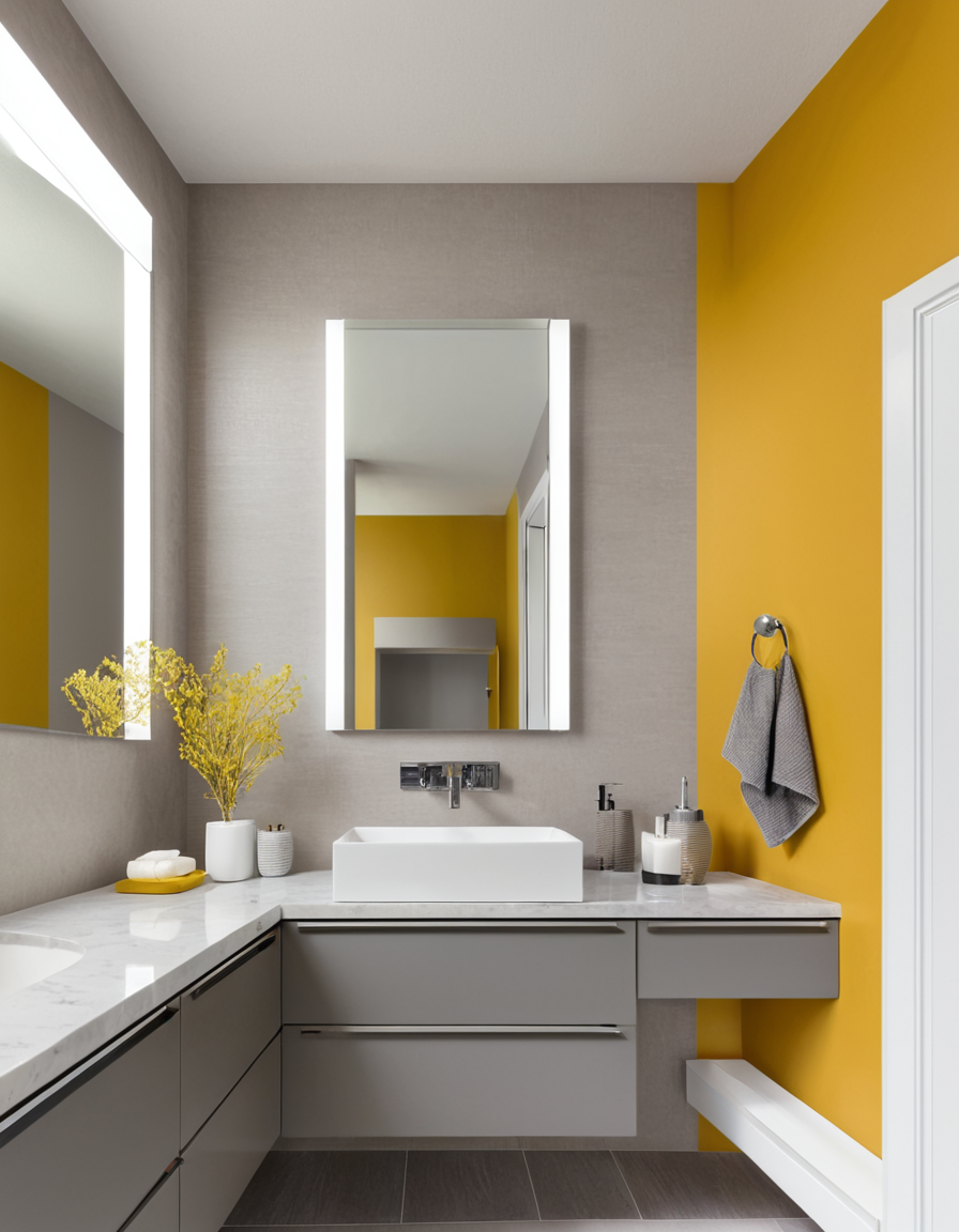 51 Yellow Bathroom Ideas To Brighten And Transform Your Space