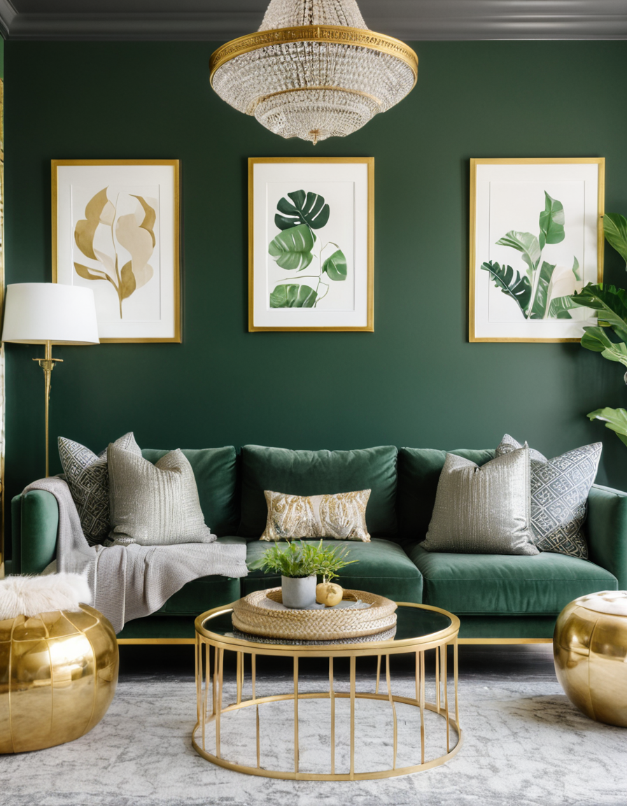 46 Dark Green Living Room Ideas To Transform Your Space With Style