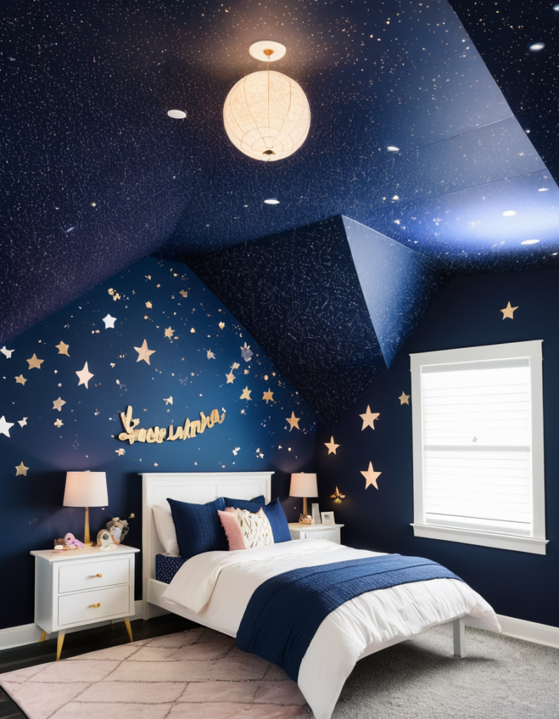 Cinderella Dreams And Starry Nights: 56 Bedroom Ideas For Teen Girls