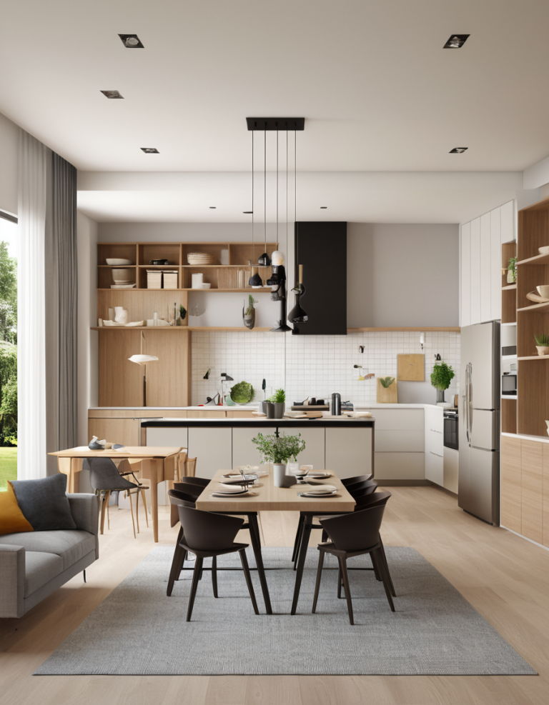 51 Open Kitchen Living Room Ideas For 2025: Top Trends To Transform ...