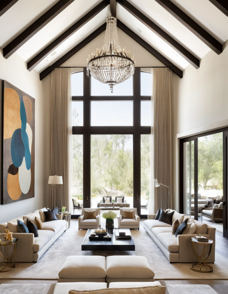 The Art Of Space: 49 Creative Living Room Concepts For Expansive Homes