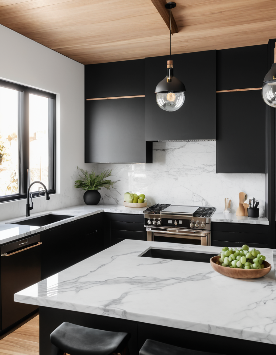 45 Black And White Kitchen Ideas For A Timeless And Chic Home Design
