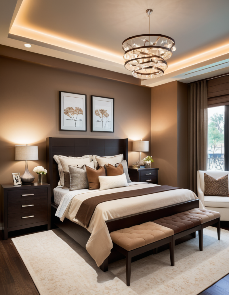Nature’s Neutral: 41 Unexpected Brown Bedroom Ideas