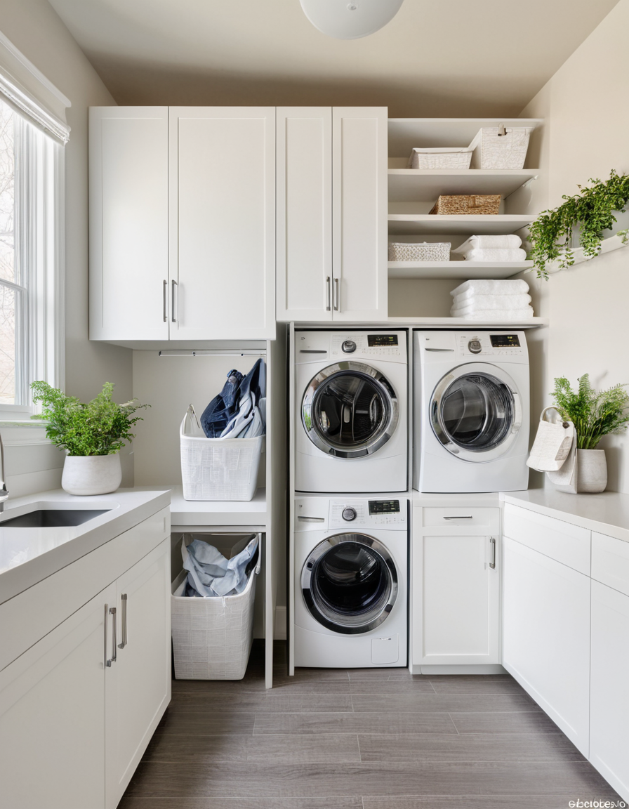 59 Laundry Room Cabinets And Shelves Ideas For A Stylish And Organized ...