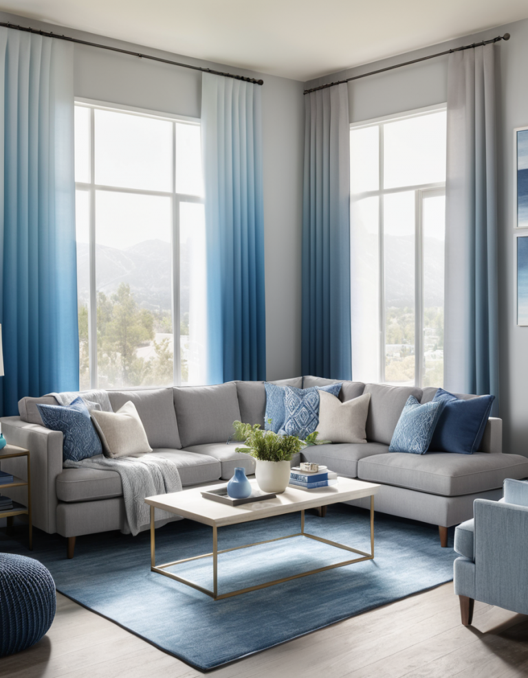 43 Gray And Blue Living Room Ideas To Elevate Your Home's Style