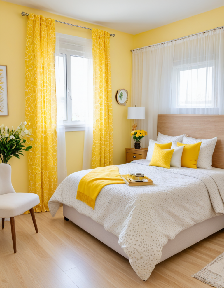 43 Yellow Bedroom Ideas To Brighten And Transform Your Space
