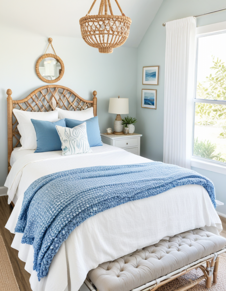 43 Coastal Bedroom Ideas To Bring The Ocean’s Charm Indoors