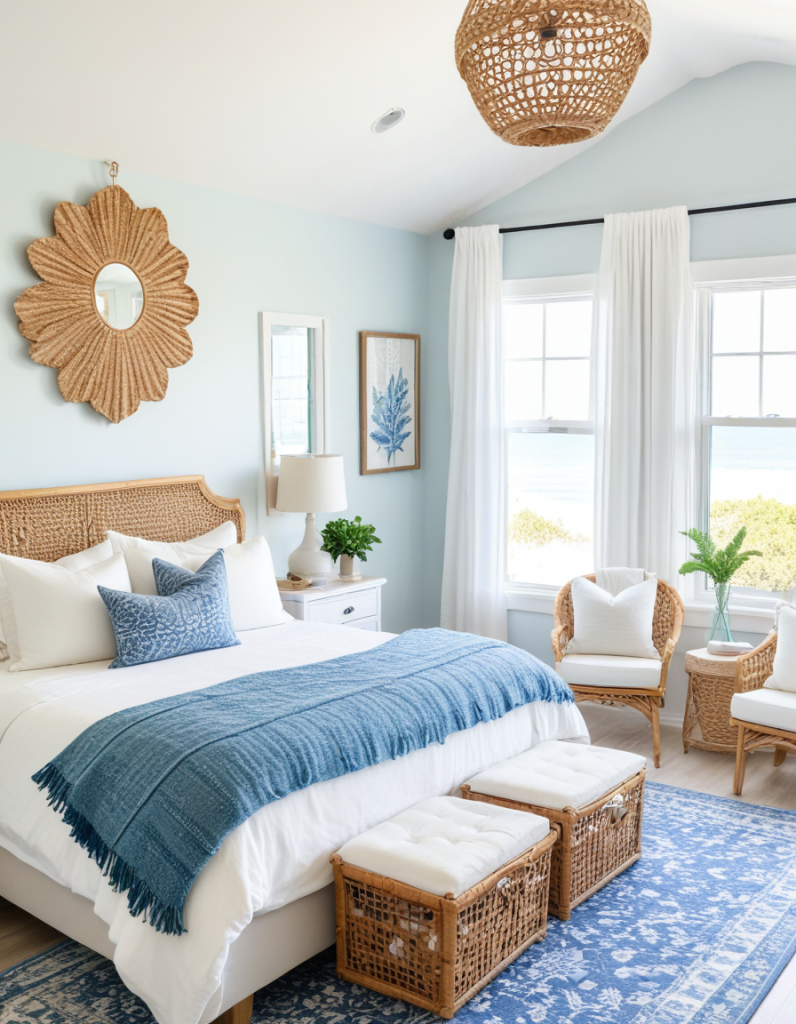 43 Coastal Bedroom Ideas To Bring The Ocean’s Charm Indoors