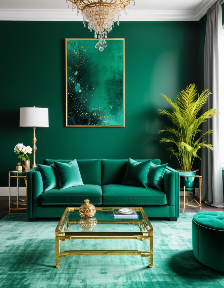 43 Green Living Room Ideas To Elevate Your Home’s Style And Serenity