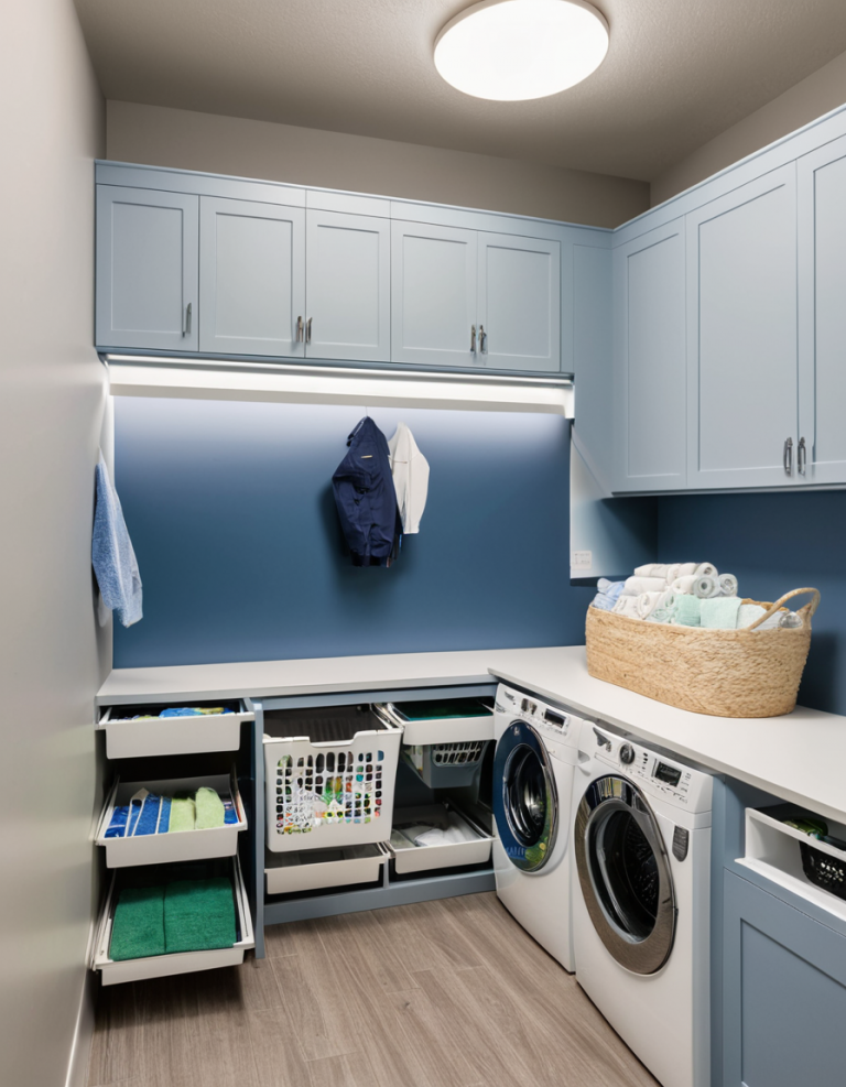 59 Laundry Room Cabinets And Shelves Ideas For A Stylish And Organized ...