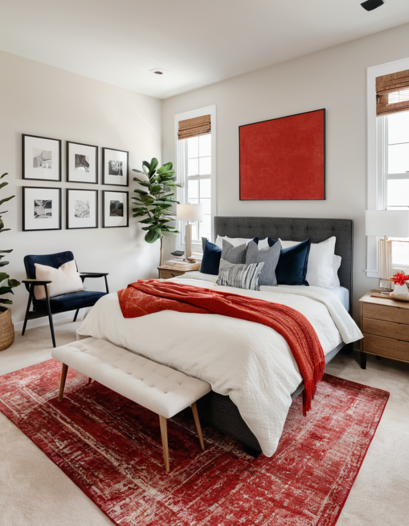 Passion in Design: 50 Stunning Red Bedroom Concepts to Ignite Your Imagination