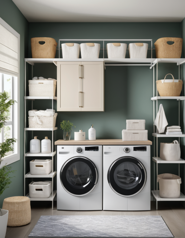 59 Laundry Room Cabinets And Shelves Ideas For A Stylish And Organized ...