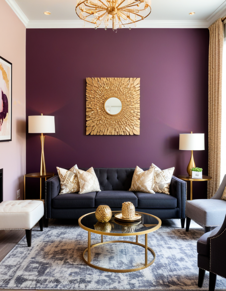50 Stunning Accent Wall Ideas To Elevate Your Living Room Design