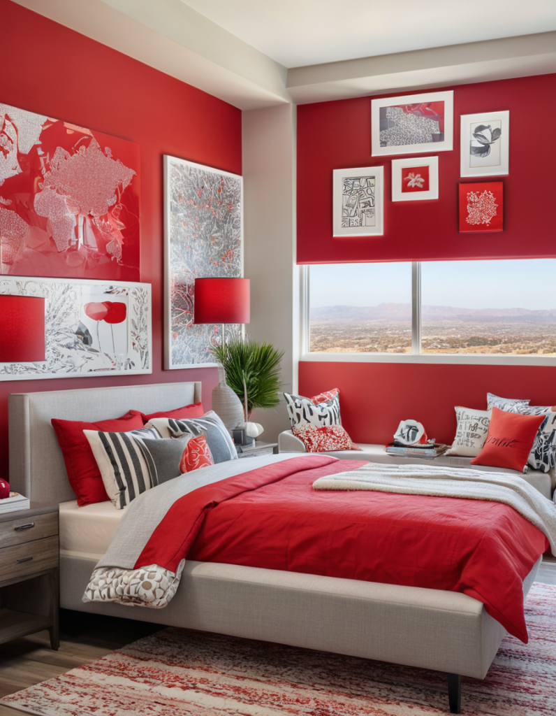 Passion in Design: 50 Stunning Red Bedroom Concepts to Ignite Your Imagination