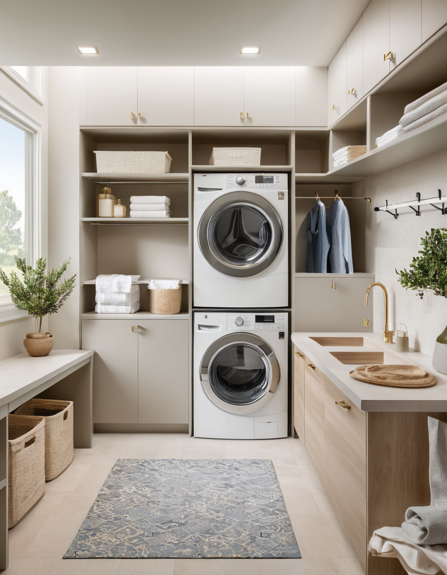 59 Laundry Room Cabinets And Shelves Ideas For A Stylish And Organized ...