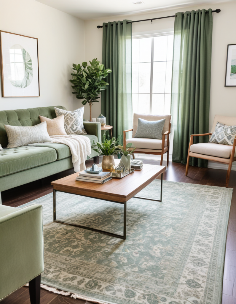 43 Green Living Room Ideas That Transform Your Space Into A Serene Oasis