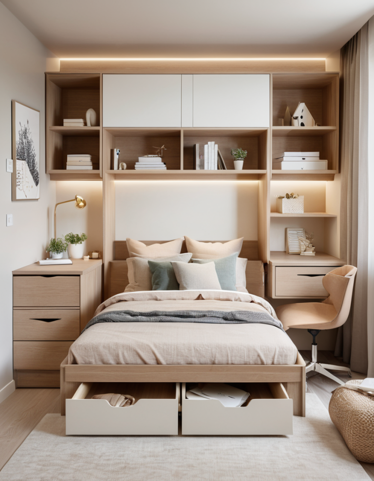 48 Tiny Bedroom Ideas to Maximize Space and Style