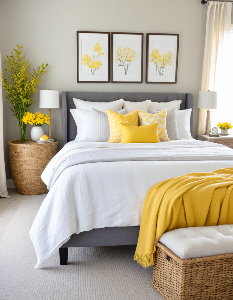 43 Radiant Yellow Bedroom Ideas To Infuse Your Space With Sunshine