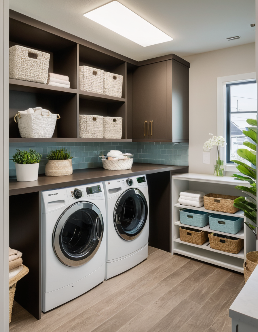 59 Laundry Room Cabinets And Shelves Ideas For A Stylish And Organized ...