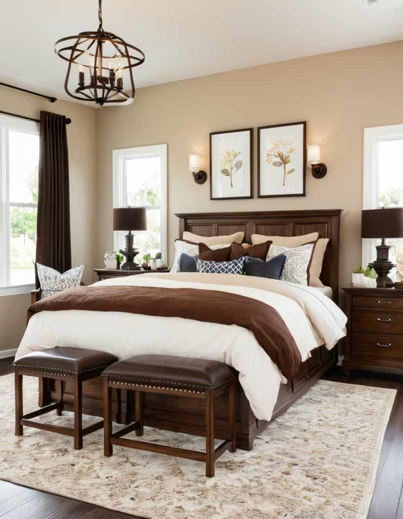 Nature’s Neutral: 41 Unexpected Brown Bedroom Ideas